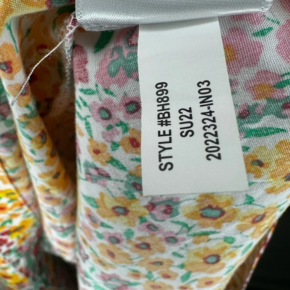 J. Crew Multicolor Floral Dress